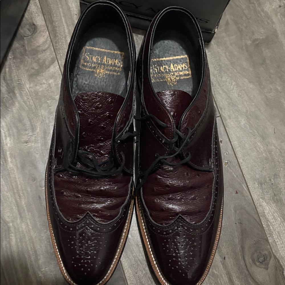 Stacy Adams Burgundy Men's Shoes
